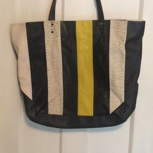 RACHEL by Rachel Roy large striped tote
